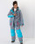 Костюм зимний Женский Siberia Lady ткань Breathable цвет Серый Голубой 3