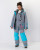 Костюм зимний Женский Siberia Lady ткань Breathable цвет Серый Голубой 1