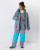 Костюм зимний Женский Siberia Lady ткань Breathable цвет Серый Голубой 2