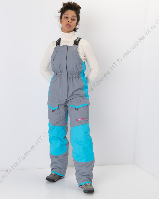 Костюм зимний Женский Siberia Lady ткань Breathable цвет Серый Голубой 7