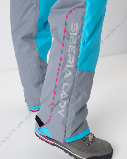 Костюм зимний Женский Siberia Lady ткань Breathable цвет Серый Голубой 9