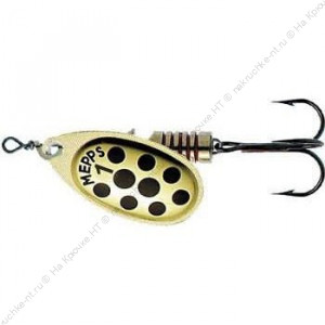 Блесна Mepps AGLIA PTS NOIRS OR №1