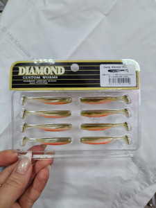 Мягкие приманки DIAMOND EASY SHINER PRO 2,0" (цвет #11) (уп*8шт)