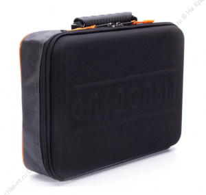 Сумка рыболовная "СЛЕДОПЫТ" Module Case, 30х22х10 см, цв. серый + 2 коробки Luno 20/3/