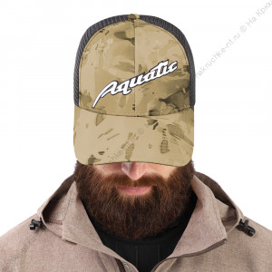 Кепка Aquatic КА-26 (логотип: SAND CAMO, цвет сетки: чёрный) Кепка Aquatic КА-26 (логотип: SAND CAMO, цвет сетки: чёрный)