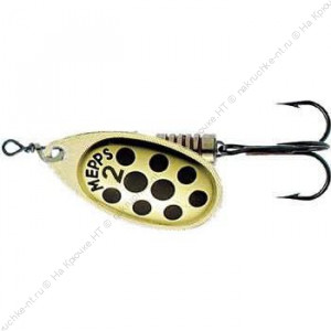 Блесна Mepps AGLIA PTS NOIRS OR №2