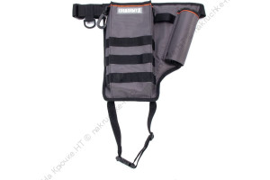 Сумка рыболовная поясная "СЛЕДОПЫТ" Fishing Pocket Hip, 30х22х6 см, цв. серый + 1 коробка LUNO 18