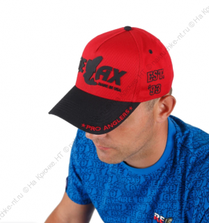 Фирменная кепка Relax (красно-черная)