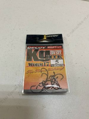 Крючки Decoy Worm 17 №2/0 8шт