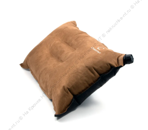 Подушка самонадувающаяся СЛЕДОПЫТ, 46x30x8 cм, премиум, коричневый