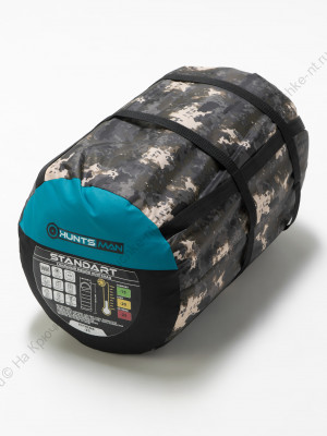 Мешок спальный Standart ткань Оксфорд цвет КМФ (Температурный режим -25)