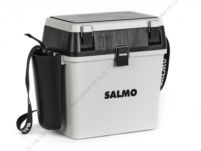 Ящик рыболов. зим. Salmo 2-х ярус.(из 5-ти частей) пласт. 39.5x24.5x38см сер. 1 Ящик рыболов. зим. Salmo 2-х ярус.(из 5-ти частей) пласт. 39.5x24.5x38см сер. 1