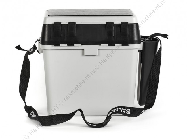 Ящик рыболов. зим. Salmo 2-х ярус.(из 5-ти частей) пласт. 39.5x24.5x38см сер. 3 Ящик рыболов. зим. Salmo 2-х ярус.(из 5-ти частей) пласт. 39.5x24.5x38см сер. 3