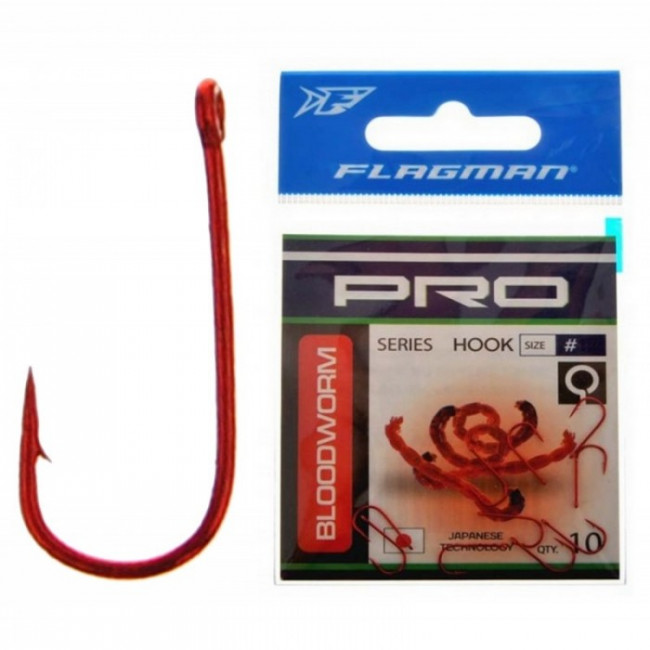 FLAGMAN Крючок Pro Bloodworm №12 10шт