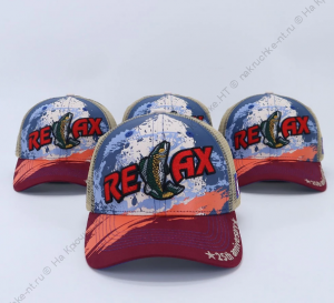 Фирменная кепка Relax (триколор)