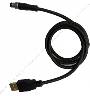 Кабель зарядный M8-5P-USB-SF (экранированный) 0.6м, КП10