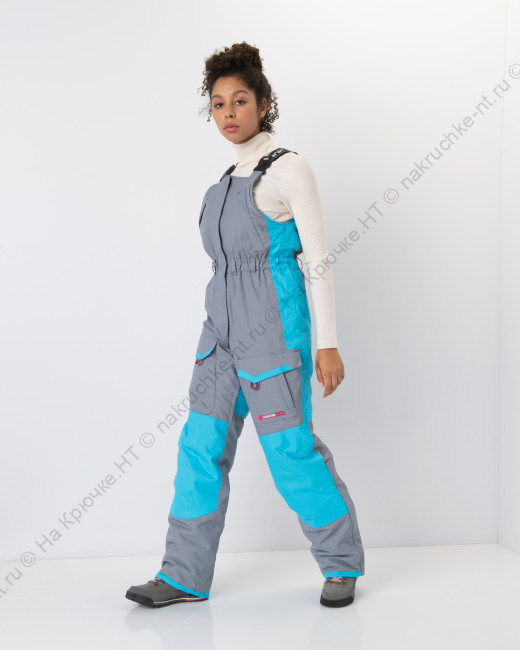 Костюм зимний Женский Siberia Lady ткань Breathable цвет Серый Голубой 8