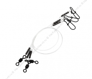 Поводок флюорокарбоновый NAMAZU d-0,35 мм, L-15 см, test- 6 кг (уп. 3 шт.)