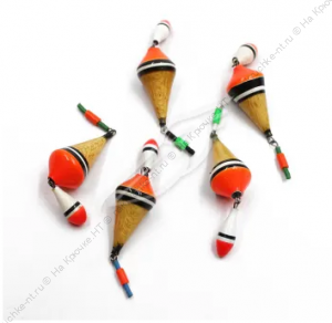 Поплавок зимний ЯМАН "Юла" двойной, бальса, 1,5 г, цв. в ассорт.