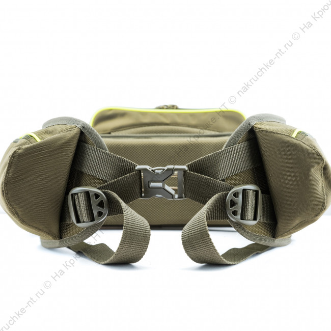 Пояс разгрузочный Aquatic ПР-04ГР с коробками fisherbox, цвет green river 3