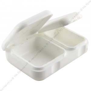 Мотыльница SLAVA прямоугольная двухкамерная большая, 120х70х30мм, пенопласт повышенной прочности/190