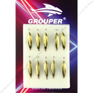 Блесна окуневая (№24) двойник (латунь) (1шт) Блесна окуневая (№24) двойник (латунь) (1шт)