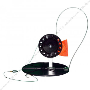 Набор жерлиц на ПРЯМОЙ металлической стойке в сумке (10 штук) оснащенные