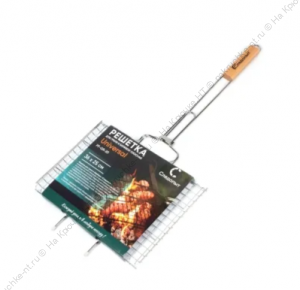 Решетка для гриля и  барбекю плоская  "СЛЕДОПЫТ" Universal 36х25х2 см/