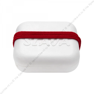 Мотыльница SLAVA прямоугольная со шнурком средняя, 70х50х30мм, пенопласт повышенной прочности