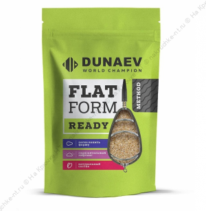 Прикормка Dunaev Flat Feeder Ready 1 кг  Кукуруза