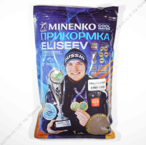 Прикормка MINENKO COOL WATER "Елисеев" зимняя, универсальная, 1000 г Прикормка MINENKO COOL WATER "Елисеев" зимняя, универсальная, 1000 г