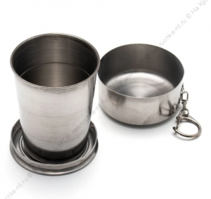 Стакан походный складной бол. "СЛЕДОПЫТ", 250 мл.