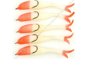 Поролоновая рыбка YAMAN Devious Minnow на двойнике, р. 120 мм, цвет 15 UV