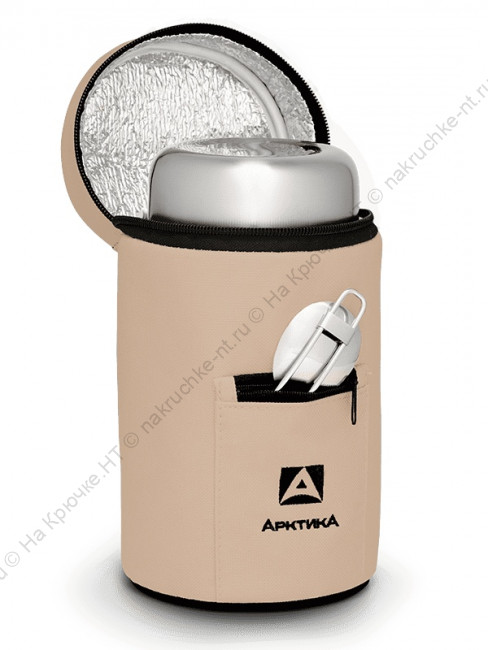 Термос Arctica 301-1000А с широким горлом, в чехле 1000мл 2