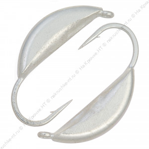 Мормышка вольфрамовая "Condor", Супербанан, размер M, вес 0,5 гр, серебро