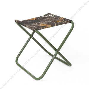 Стул туристич. "СЛЕДОПЫТ" складной, сред. 360х420х420 мм, труба сталь 20х1 мм (лес темный)/5/