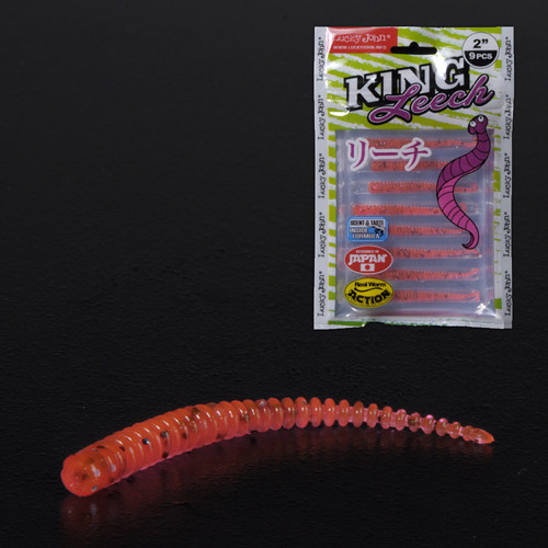 Слаги съедоб. искусст. LJ Pro Series KING LEECH 2.0in (05.08)052 9шт.