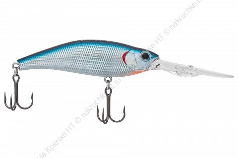 Воблер KYODA SHARP MINNOW-75F, длина 7.5 см, вес 12.0 гр, цвет P1576, заглубление 1.5-4 м.