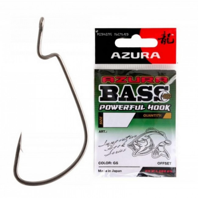 AZURA Крючок Bass Powerful Hook №1 0 7шт