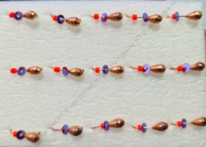 Мормышка WORMIX КАПЛЯ 0,3гр гальваника медь