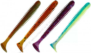 Vibro Worm 2.5'' 81-65-M122-6 Силиконовые приманки Crazy Fish
