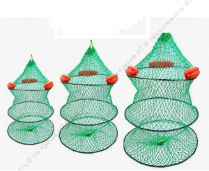 Садок капроновый для рыбы с поплавком (Размер XXL)