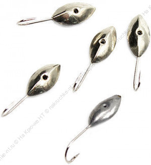 Мормышка паяная ЯМАН Овсинка, вес 0,55 г, никель