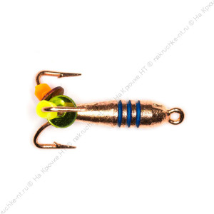 Чертик с рисками гальваника 2,5 мм медь, 0,5 гр