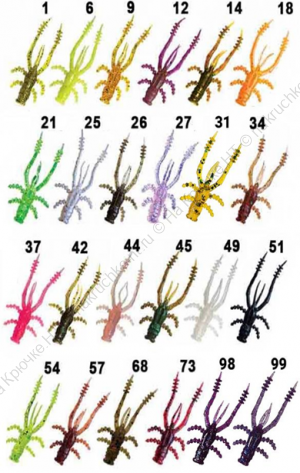 CRAYFISH 26-45-17-6 Силиконовые приманки Crazy Fish