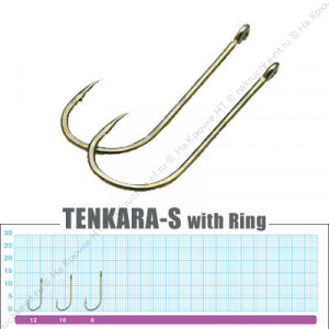 Крючок Owner Tenkara-S with ring №50457 №10 (50457)