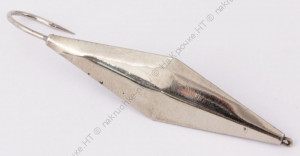 Блесна окуневая №28 цвет никель на одном крючке