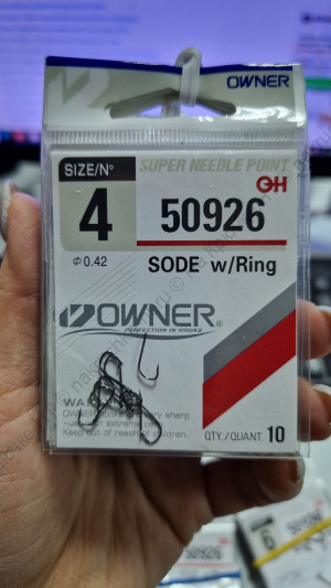 Крючок OWNER SODE w/Ring #50926 №4