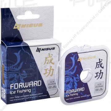 Леска FORWARD ICE FISHING 0,074mm 50m Nylon Transparent (N-FIF-0.074-50) Nisus
