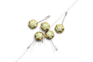 Мормышка паяная ЯМАН Бриллиант фосфор, вес 0,69 г, латунь